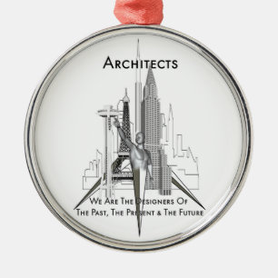 Architects Metal Tree Decoration