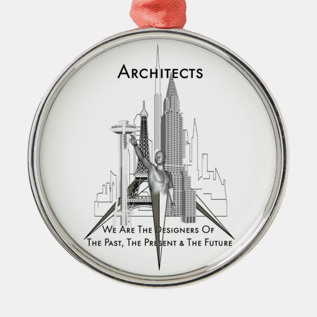 Architects Metal Tree Decoration (Front)