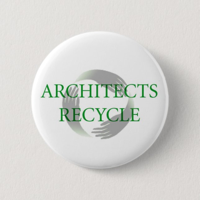 "Architects Recycle" Button (Front)