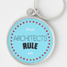 Architects Rule Keychain – Blue