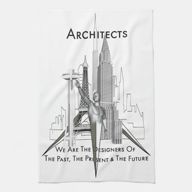 Architects Tea Towel (Vertical)