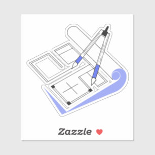 Architectural blueprint aesthetics