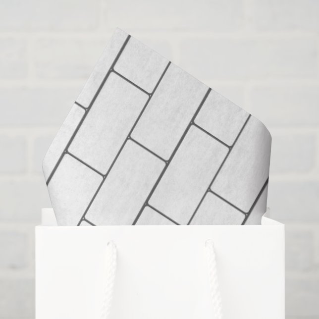 Architectural Bricks Artisan Modern Multiuse Tissue Paper (Gift Bag)