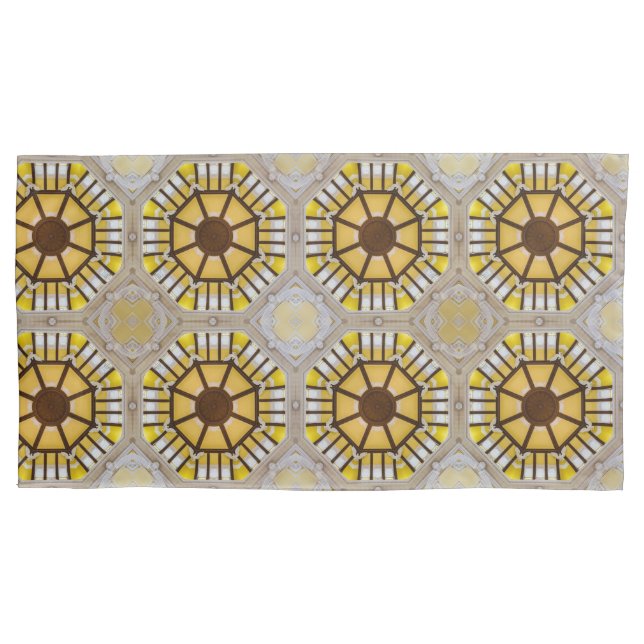 Architectural ceiling details large pattern pillowcase (Front)