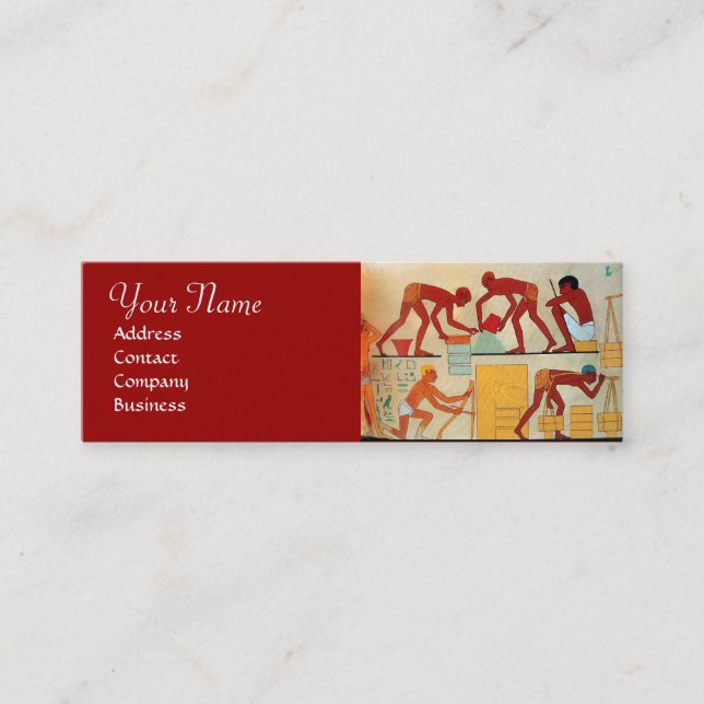 ARCHITECTURAL CONSTRUCTION  MONOGRAM MINI BUSINESS CARD (Front)