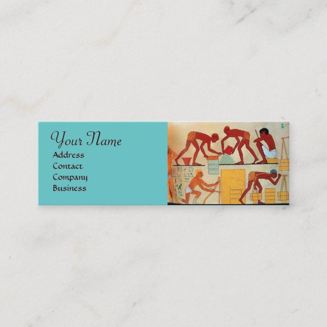 ARCHITECTURAL CONSTRUCTION  MONOGRAM MINI BUSINESS CARD (Front)