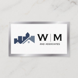 Architectural Construction Real Estate Logo Business Card