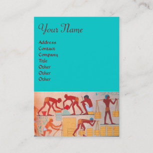 ARCHITECTURAL CONSTRUCTION red yellow blue Business Card