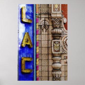 Architectural Detail: Palace Theatre Marquee Poster