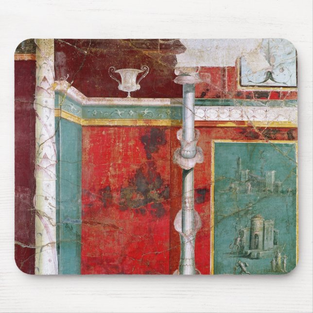 Architectural detail with a landscape mouse mat (Front)