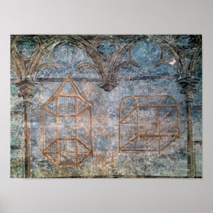 Architectural details from Pope's bedroom Poster