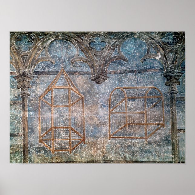 Architectural details from Pope's bedroom Poster (Front)