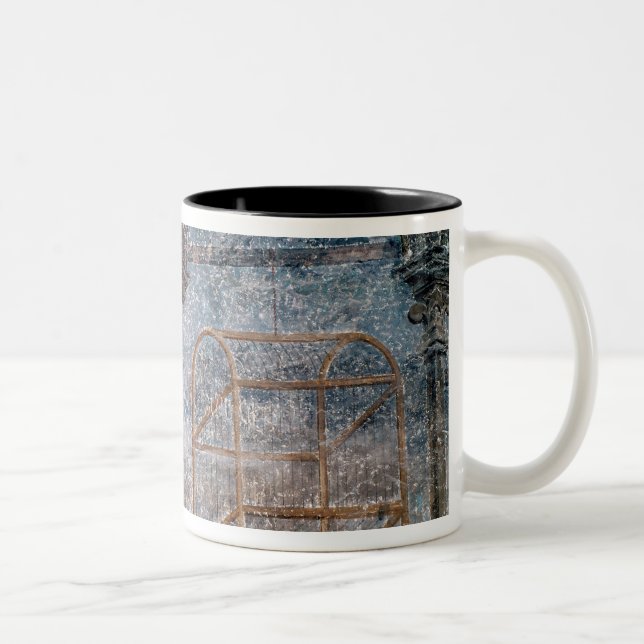 Architectural details from Pope's bedroom Two-Tone Coffee Mug (Right)