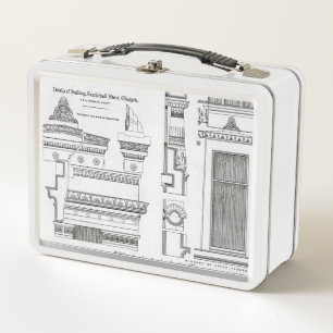 Architectural Details of Grecian Chambers Metal Lunch Box