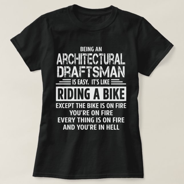 Architectural Draftsman T-Shirt (Design Front)