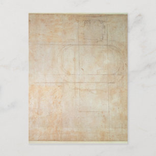 Architectural Drawing Postcard