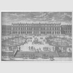 Architectural estate decoupage tissue paper