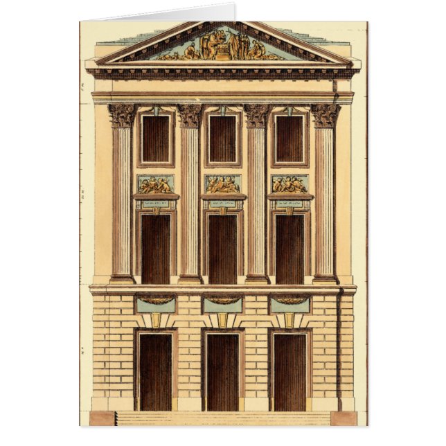 Architectural Facade by Jean Deneufforge (Front)