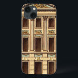 Architectural Facade by Jean Deneufforge iPhone 13 Case<br><div class="desc">An architectural façade drawn by Jean Deneufforge. The word façade comes from the Italian word facciata,  meaning "face." Put a new face on one of your walls with this piece!</div>