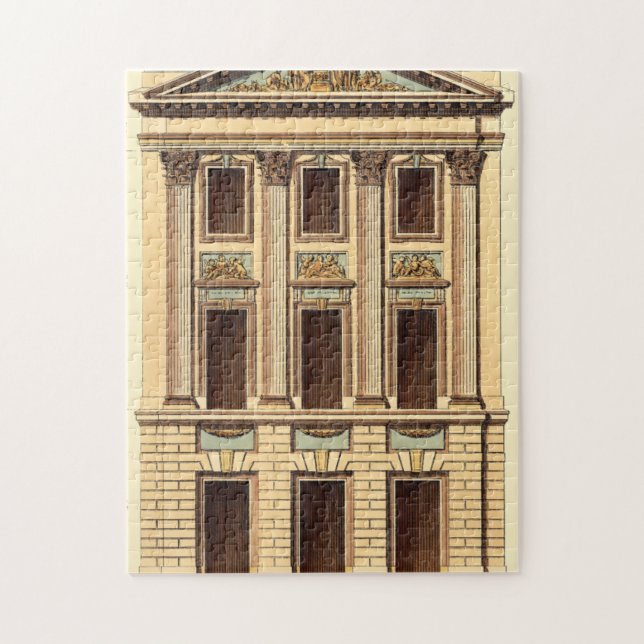 Architectural Facade by Jean Deneufforge Jigsaw Puzzle (Vertical)