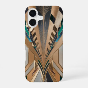 Architectural Geometric Shapes Artwork iPhone 16 Case