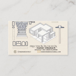 Architectural Harmony – Precision Meets Art Business Card