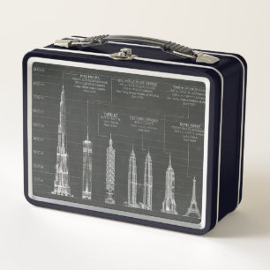 Architectural Heights Metal Lunch Box