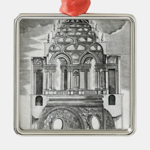 Architectural Illustration Metal Tree Decoration