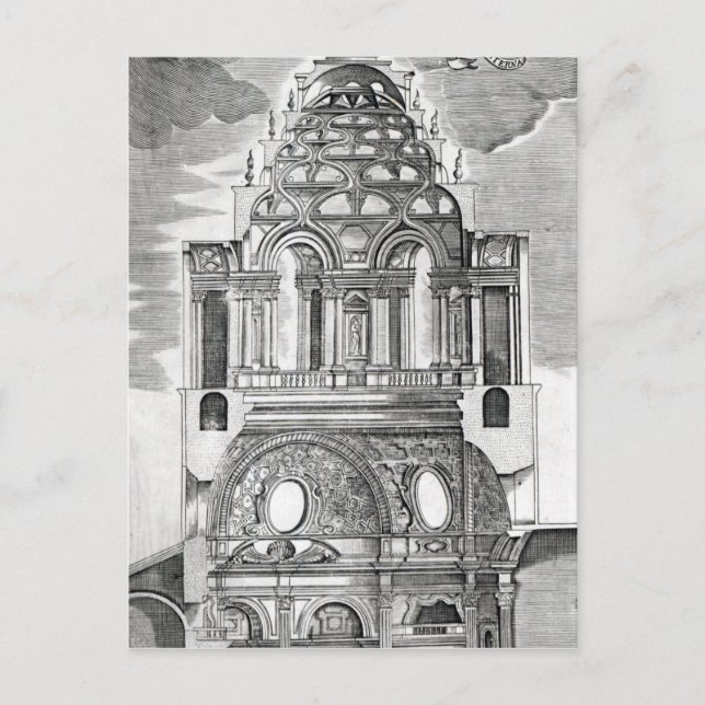 Architectural Illustration Postcard (Front)