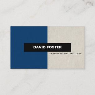 Architectural Manager - Simple Elegant Stylish Business Card