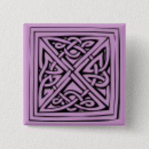 Architectural Motif 15 Cm Square Badge