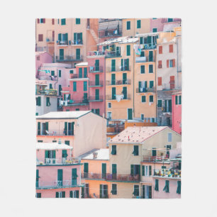 ARCHITECTURAL PHOTOGRAPHY OF CONCRETE HOUSES FLEECE BLANKET