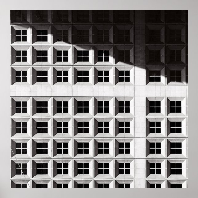 ARCHITECTURAL PHOTOGRAPHY OF WHITE BUILDING POSTER (Front)