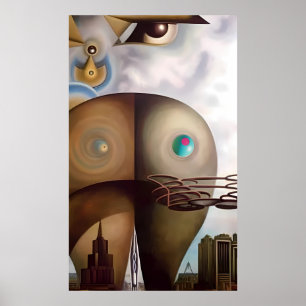 Architectural Posterior - Ken Gauge Surreal Art Poster