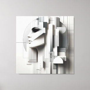 Architectural Profile/ Architektonisches Profi Canvas Print
