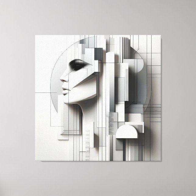 Architectural Profile/ Architektonisches Profi Canvas Print (Front)