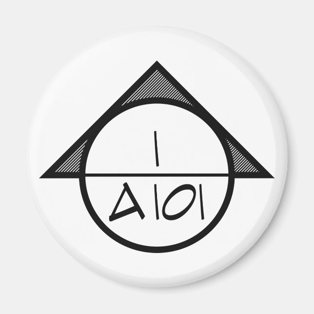 Architectural Reference Symbol Magnet (dark) (Front)