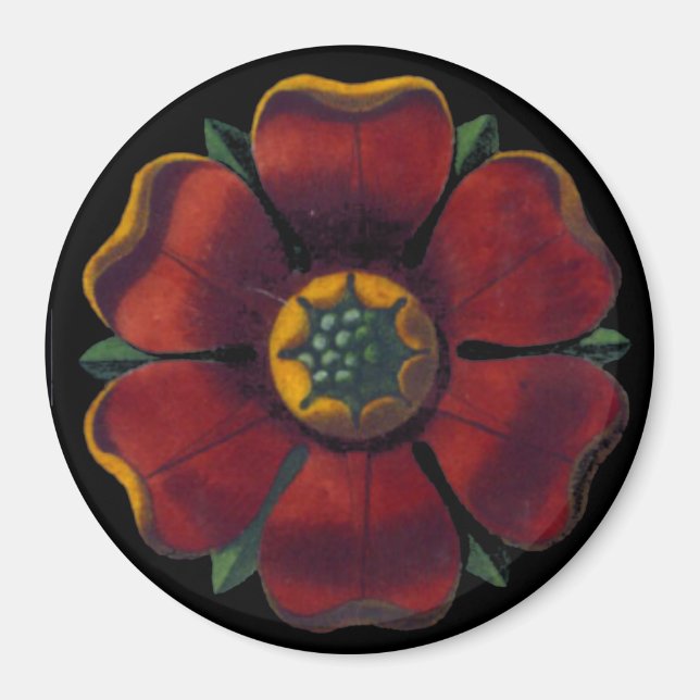 Architectural Rosette No. 1 Magnet (Front)