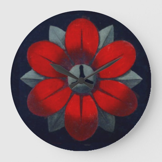 Architectural Rosette No. 3 Large Clock (Front)