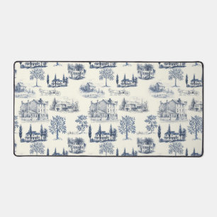 Architectural Toile Desk Mat