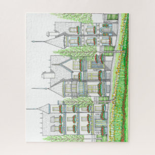 Architectural Victorian Home Jigsaw Puzzle