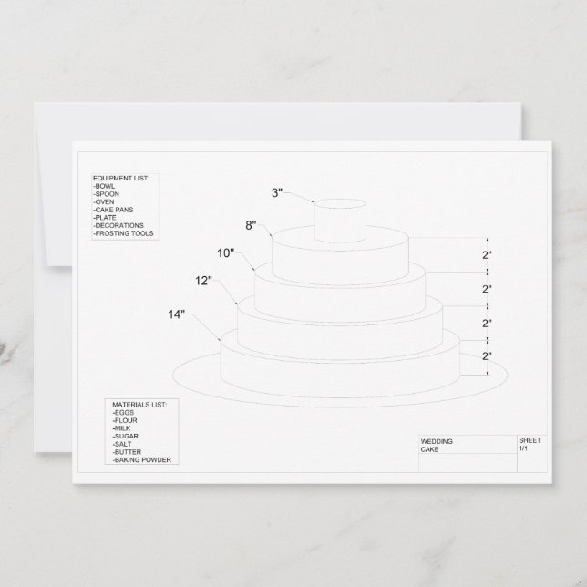 Architectural Wedding Cake (Front)
