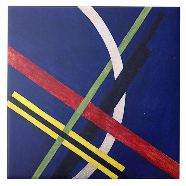 Architecture 1 by Laszlo Moholy-Nagy Tile (Front)