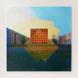 Architecture Aldo Rossi building in Modena, Italy Jigsaw Puzzle