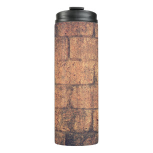 Architecture bricks wall stoneworks thermal tumbler