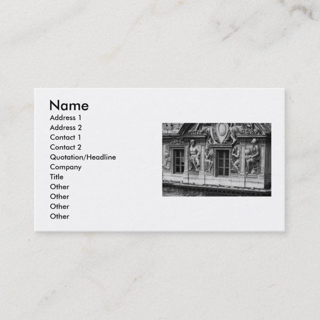Architecture Business Card (Front)