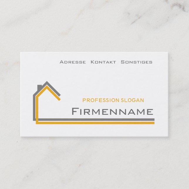 architecture business card (Front)