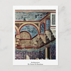 Architecture By Giotto Di Bondone Postcard