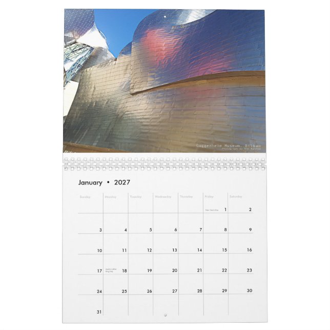 Architecture Calendar 2012 (Jan 2027)