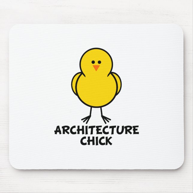 Architecture Chick Mouse Mat (Front)